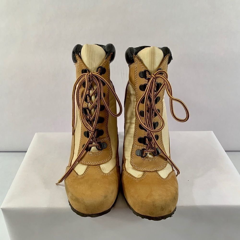Vintage Lenoxx High Heelwork Boots Size 7.5 View 3